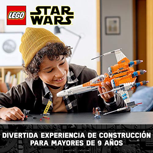 LEGO 75273 Star Wars Caza ala-X de PoE Dameron Set de Construcción de Nave Espacial con 3 Mini Figuras y R2-D2