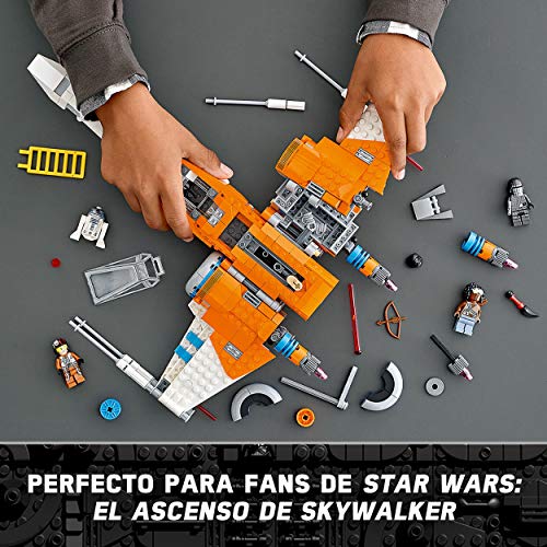 LEGO 75273 Star Wars Caza ala-X de PoE Dameron Set de Construcción de Nave Espacial con 3 Mini Figuras y R2-D2