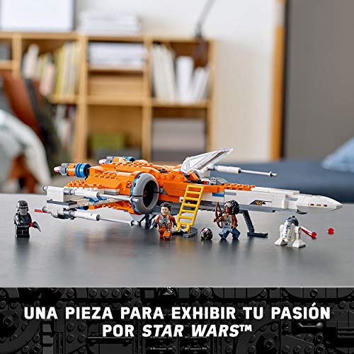 LEGO 75273 Star Wars Caza ala-X de PoE Dameron Set de Construcción de Nave Espacial con 3 Mini Figuras y R2-D2