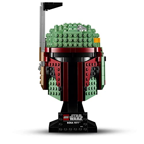 LEGO 75277 Star Wars Casco de Boba Fett Set de Construcción para Adultos Modelo de Coleccionista