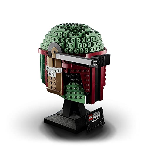 LEGO 75277 Star Wars Casco de Boba Fett Set de Construcción para Adultos Modelo de Coleccionista