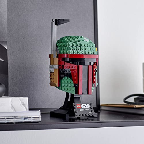 LEGO 75277 Star Wars Casco de Boba Fett Set de Construcción para Adultos Modelo de Coleccionista