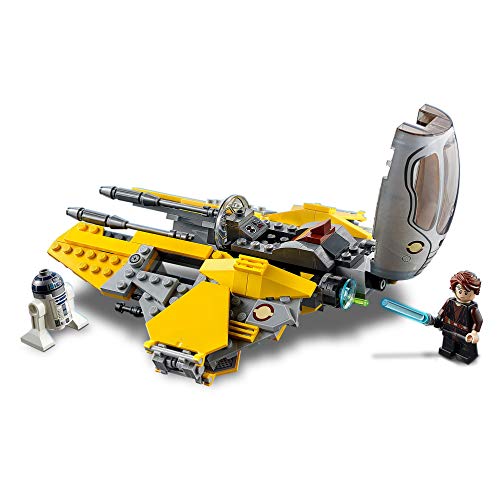 LEGO 75281 Star Wars Interceptor Jedi de Anakin, Juguete de Construcción del Vehículo con Mini Figuras de R2-D2 y Skywalker