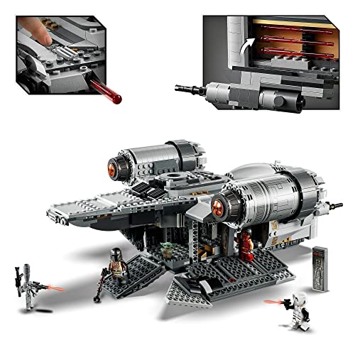 LEGO 75292 Star Wars The Mandalorian The Razor Crest Nave Espacial del Cazarrecompensas Juguete con Figurita del Niño