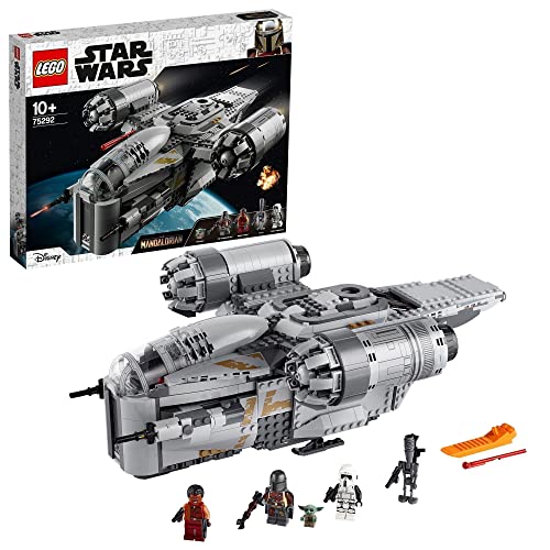 LEGO 75292 Star Wars The Mandalorian The Razor Crest Nave Espacial del Cazarrecompensas Juguete con Figurita del Niño