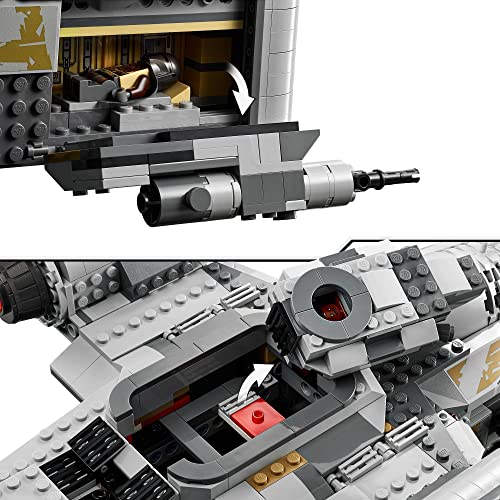 LEGO 75292 Star Wars The Mandalorian The Razor Crest Nave Espacial del Cazarrecompensas Juguete con Figurita del Niño