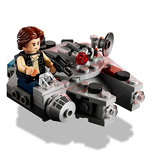 LEGO 75295 Star Wars Microfighter: Halcón Milenario, Juguete con Figura de Han Solo para Niños y Niñas a Partir de 6 Años