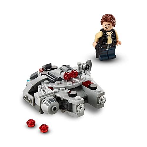 LEGO 75295 Star Wars Microfighter: Halcón Milenario, Juguete con Figura de Han Solo para Niños y Niñas a Partir de 6 Años