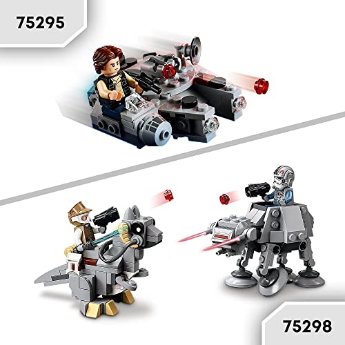 LEGO 75295 Star Wars Microfighter: Halcón Milenario, Juguete con Figura de Han Solo para Niños y Niñas a Partir de 6 Años