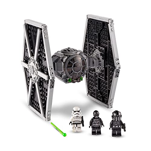 LEGO 75300 Star Wars Caza Tie Imperial Juguete de Construcción con Mini Figuras de Stormtrooper y Piloto de Saga Skywalker