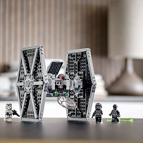 LEGO 75300 Star Wars Caza Tie Imperial Juguete de Construcción con Mini Figuras de Stormtrooper y Piloto de Saga Skywalker