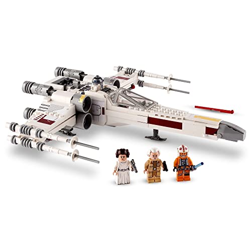 LEGO 75301 Star Wars Caza ala-X de Luke Skywalker Juguete de Construcción con Mini Figuras de Princesa Leia y R2-D2 Droide