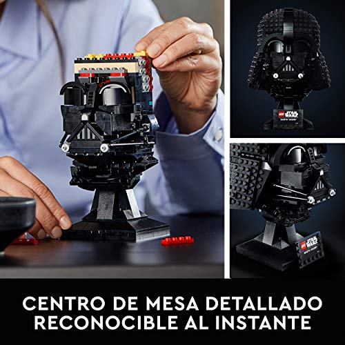 LEGO 75304 Star Wars Casco de Darth Vader, Maqueta para Construir, Manualidades para Adultos, Set de Coleccionista