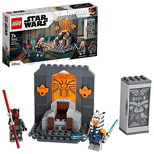 LEGO 75310 Star Wars Duel on Mandalore Building Toy for Boys and Girls Age 7 , Set with Darth Maul Minifigure and Lightsabers