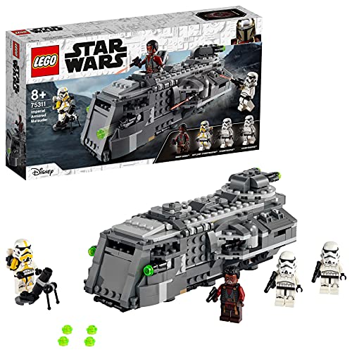 LEGO 75311 Star Wars Imperial Armoured Marauder Building Toy for Kids Age 8 , Mandalorian Model Set with 4 Minifigures