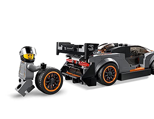 LEGO 75892 Speed Champions McLaren Senna Coche de Carreras para Construir con Mini Figura de Piloto para Niños +7 años