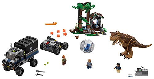 LEGO 75929 Jurassic World Huida del Carnotaurus en la girosfera