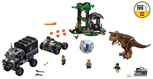 LEGO 75929 Jurassic World Huida del Carnotaurus en la girosfera