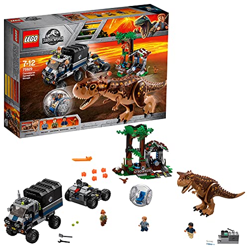 LEGO 75929 Jurassic World Huida del Carnotaurus en la girosfera