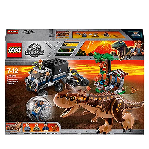 LEGO 75929 Jurassic World Huida del Carnotaurus en la girosfera