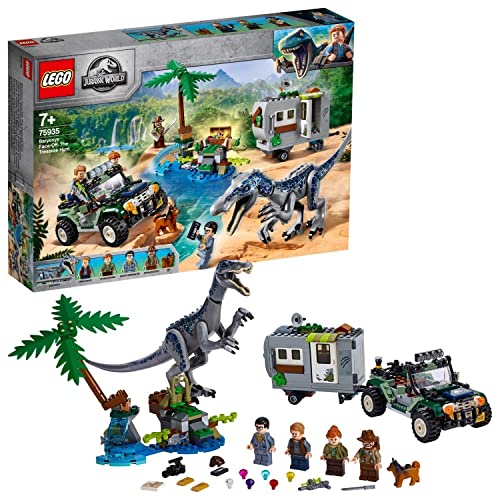 LEGO 75935 Jurassic World Encuentro con el Baryonyx: La Caza del Tesoro Juguete de Construcción