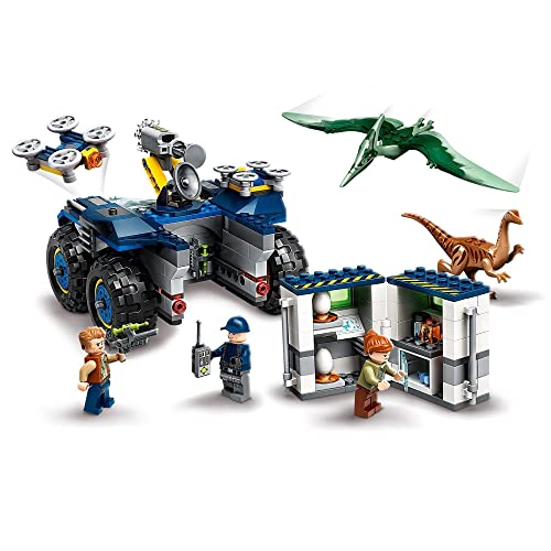 LEGO 75940 Jurassic World Fuga del Gallimimus y el Pteranodon, Juguete de Construcción de Dinosaurios para Niños 7+ años