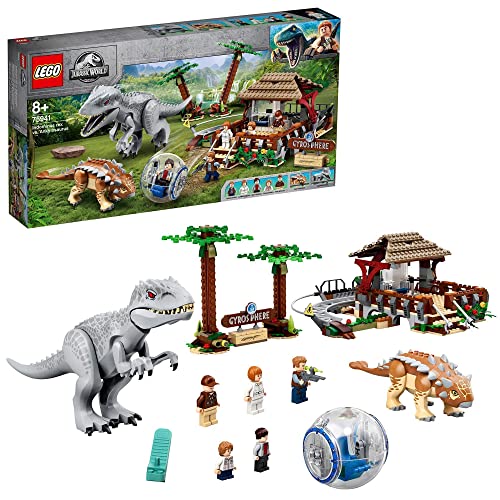 LEGO 75941 Jurassic World Indominus Rex vs. Ankylosaurus​, Dinosaurios Juguete para Niños