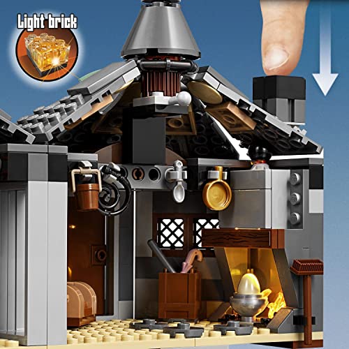 LEGO 75947 Harry Potter Cabaña de Hagrid Rescate de Buckbeak, Juguete de Construcción para Niños +8 años con Mini Figuras