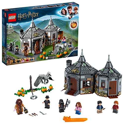 LEGO 75947 Harry Potter Cabaña de Hagrid Rescate de Buckbeak, Juguete de Construcción para Niños +8 años con Mini Figuras