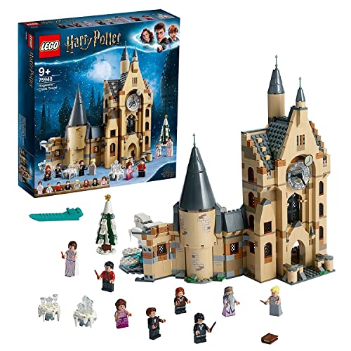 LEGO 75948 Harry Potter Torre del Reloj de Hogwarts, Juguete de Construcción con 8 Mini Figuras de Personajes Favoritos