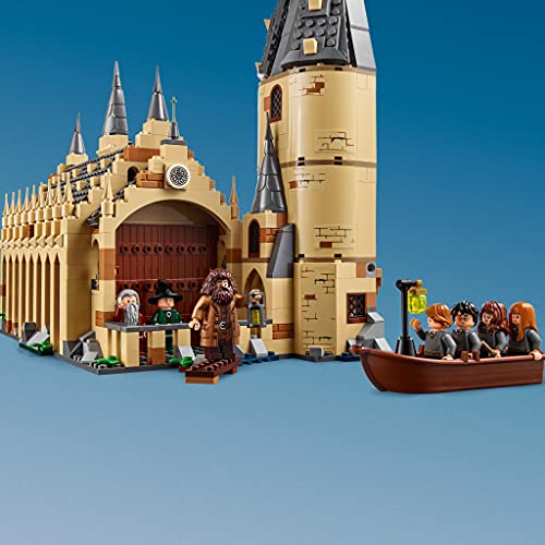 LEGO 75954 Harry Potter Gran Comedor de Hogwarts Juguete de Construcción con Torre de 4 Plantas, una Bote y 10 Mini Figuras