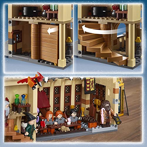 LEGO 75954 Harry Potter Gran Comedor de Hogwarts Juguete de Construcción con Torre de 4 Plantas, una Bote y 10 Mini Figuras