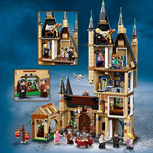 LEGO 75969 Harry Potter Torre de Astronomía de Hogwarts Juego de Construcción para Niños +9 Años con 8 Mini Figuras