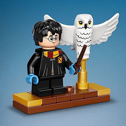 LEGO 75979 Harry Potter Hedwig Juguete de Construcción de Lechuza con Alas Móviles Modelo de Exhibición Coleccionable