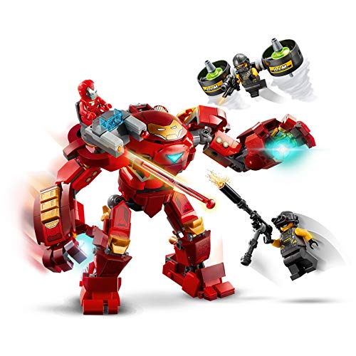 LEGO 76164 Marvel Los Vengadores Hulkbuster de Iron Man vs. Agente de A.I.M., Juguete de Construcción para Niños +8 años