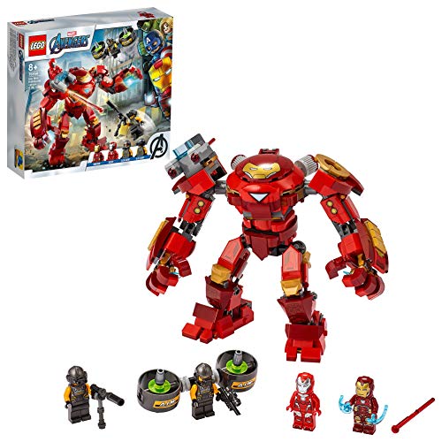 LEGO 76164 Marvel Los Vengadores Hulkbuster de Iron Man vs. Agente de A.I.M., Juguete de Construcción para Niños +8 años