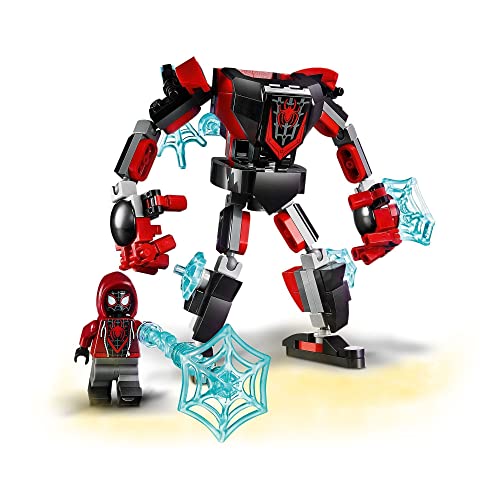 LEGO 76171 Spider-Man Armadura Robótica de Miles Morales, Figurita de Superhéroes Marvel, Juguete para Niños + 7 años