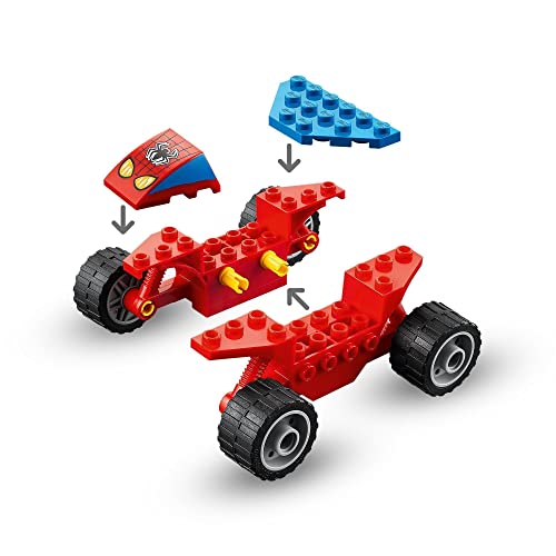 LEGO 76172 Spider-Man Batalla Final Entre Spider-Man y Sandman, Set de Construcción con Coches de Carrera para Niños a Partir de 4 Años