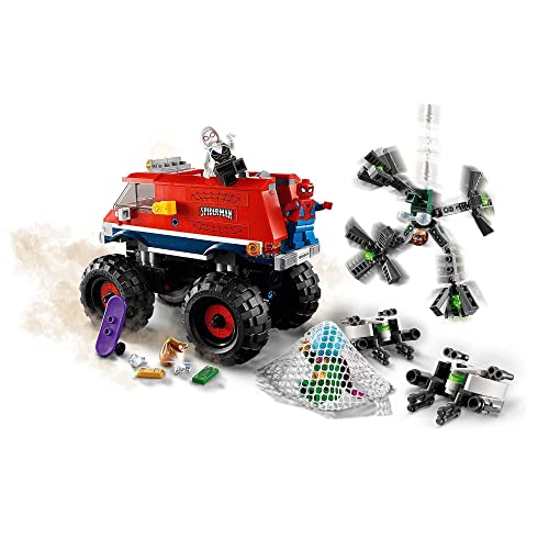 LEGO 76174 Super Heroes Marvel Spider-Man Monster Truck de Spider-Man vs. Mysterio con Figuras de Doctor Octopus y Spider-Gwen