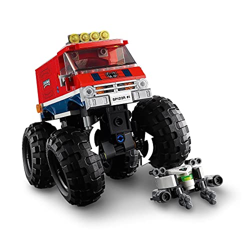 LEGO 76174 Super Heroes Marvel Spider-Man Monster Truck de Spider-Man vs. Mysterio con Figuras de Doctor Octopus y Spider-Gwen