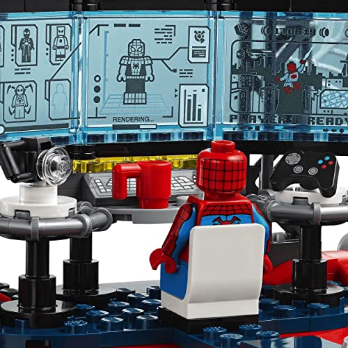 LEGO 76175 Marvel Spider-Man Ataque a la Guarida Arácnida, Playset con Superhéroes Spider-Man, Duende Verde y Venom