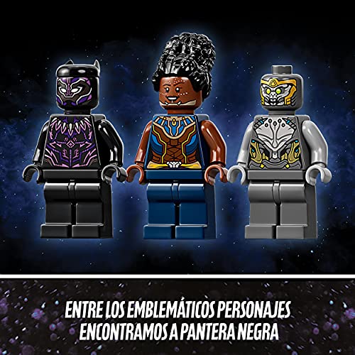 LEGO 76186 Marvel Vengadores Dragon Flyer de Black Panther, Juguete de Construcción de Avión del Avengers con Superhéroes