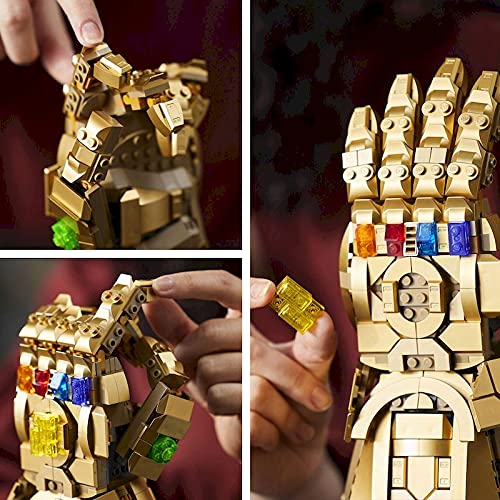 LEGO 76191 Marvel Guantelete del Infinito, Set de Construcción para Adultos del Guante de Thanos de los Vengadores