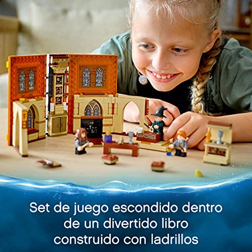 LEGO 76382 Harry Potter Momento Hogwarts: Clase de Transfiguración, Juego de Viaje en Forma de Libro, Regalo para Niños +8 años