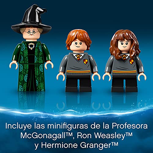 LEGO 76382 Harry Potter Momento Hogwarts: Clase de Transfiguración, Juego de Viaje en Forma de Libro, Regalo para Niños +8 años