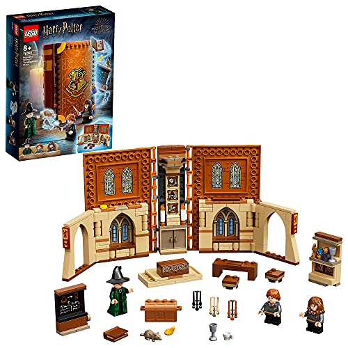 LEGO 76382 Harry Potter Momento Hogwarts: Clase de Transfiguración, Juego de Viaje en Forma de Libro, Regalo para Niños +8 años