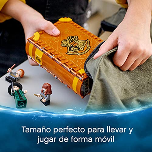 LEGO 76382 Harry Potter Momento Hogwarts: Clase de Transfiguración, Juego de Viaje en Forma de Libro, Regalo para Niños +8 años