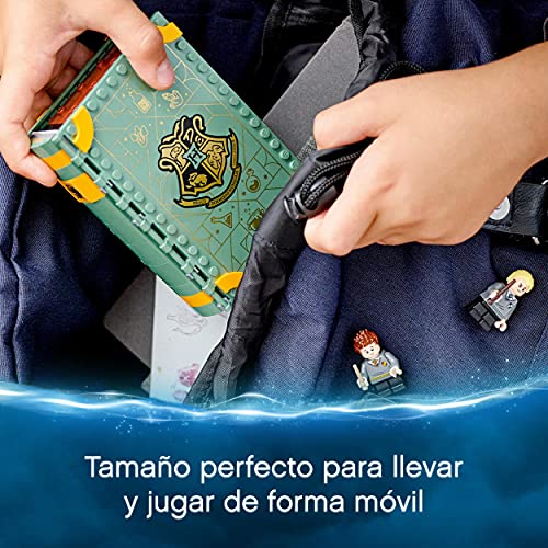 LEGO 76383 Harry Potter Momento Hogwarts: Clase de Pociones, Libro de Juguete Coleccionable, Set Portátil, Estuche de Viaje