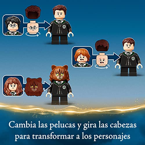 LEGO 76386 Harry Potter Hogwarts Fallo De La Poción Multijugos, Juguete para el 20 Aniversario con Mini Figura Dorada