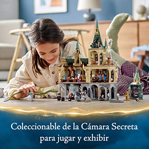 LEGO 76389 Harry Potter Castillo Hogwarts: Cámara Secreta, Set para el 20 Aniversario con Mini Figura Dorada, Juguete para Niños